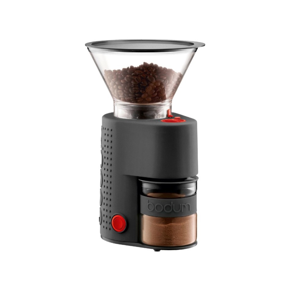Bodum Bistro Electric Burr Coffee Grinder, Red Bodum Bistro Electric Burr Coffee Grinder, Red